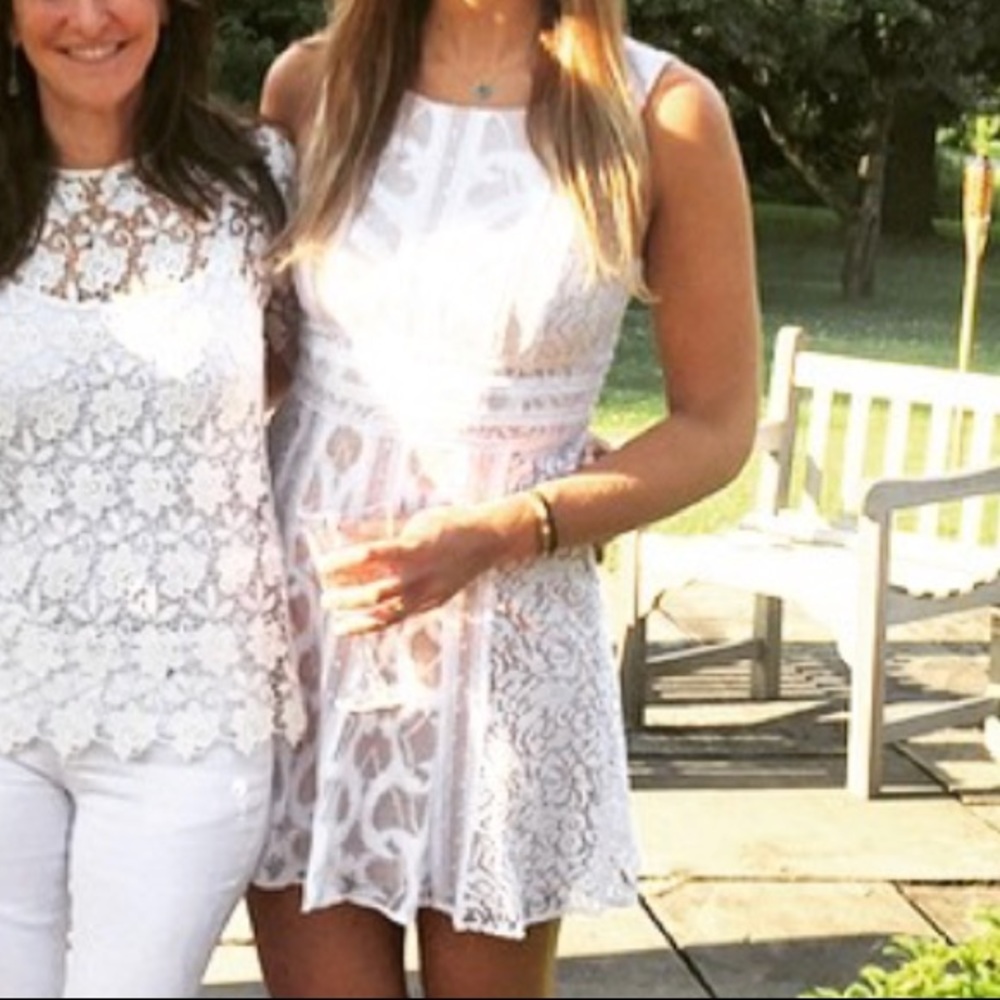 BCBG EYELET DRESS
